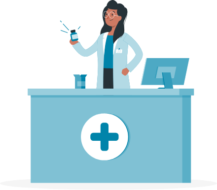 薬局の薬剤師のアイコン