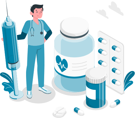 薬を開発する医師のアイコン